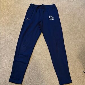 Penn state under armour jogger barely worn youth large navy blue